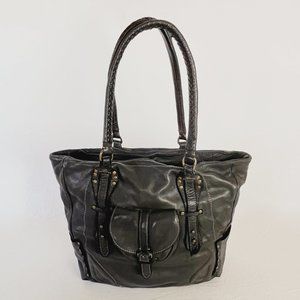 Allsaints Dark Brown Rana Tote. Shoulder Bag.